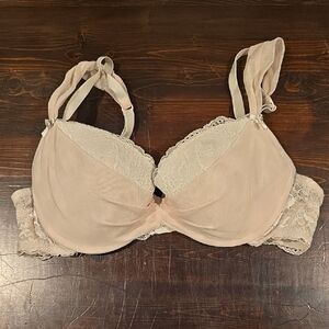 Adore Me Cream Lace Push-Up Bra - Size 36C